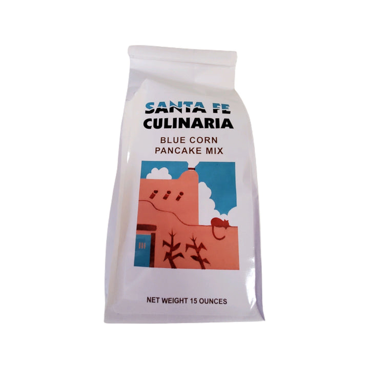 Santa Fe Culinaria Blue Corn Pancake Mixes-#1 Ranked New Mexico Salsa &amp; Chile Powder | Made in New Mexico