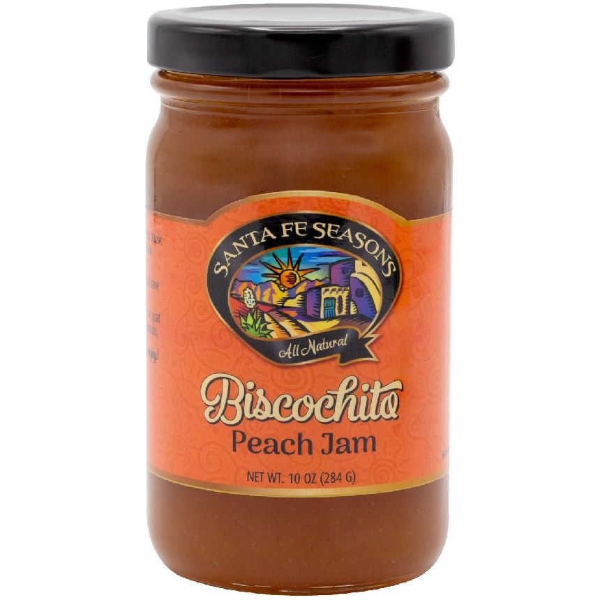 Santa Fe Seasons Peach Jams-#1 Ranked New Mexico Salsa &amp; Chile Powder | Made in New Mexico