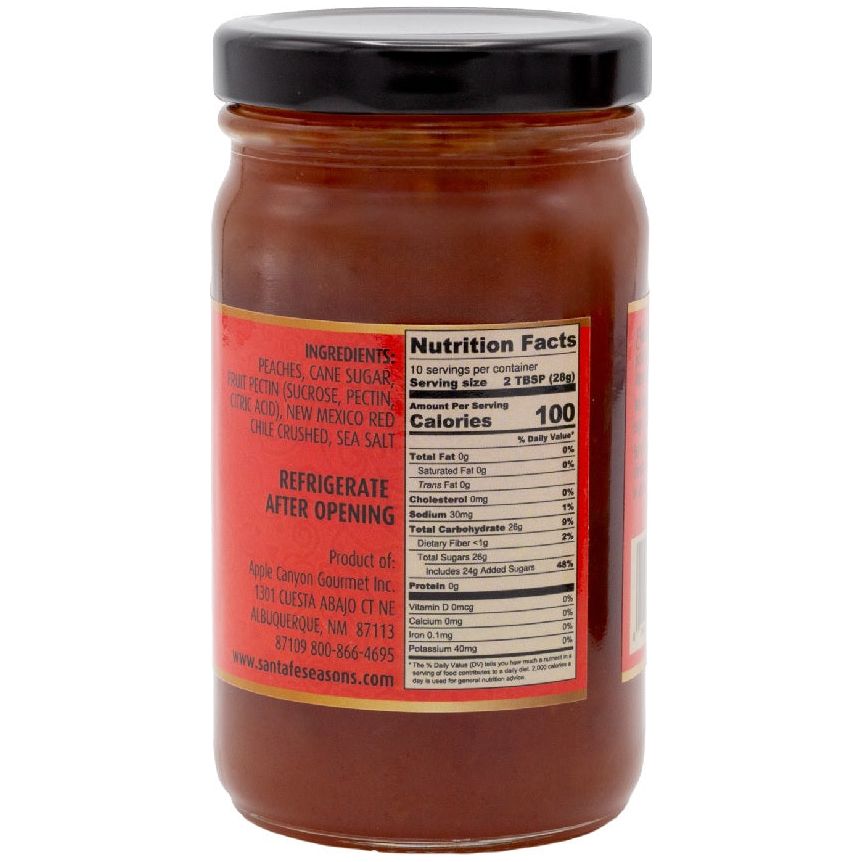 Santa Fe Seasons Peach Jams-#1 Ranked New Mexico Salsa &amp; Chile Powder | Made in New Mexico