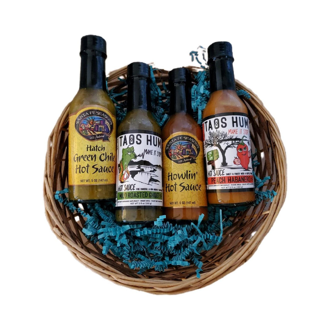 Some Like it Hot Gift Basket-#1 Ranked New Mexico Salsa &amp; Chile Powder | Made in New Mexico