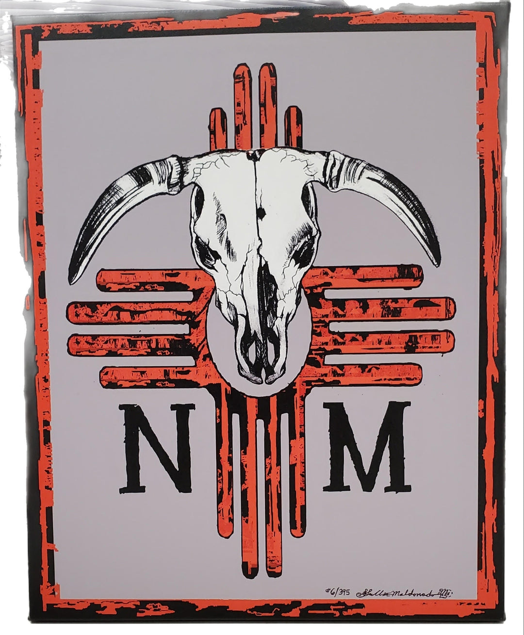 Spirit of New Mexico Cow Skull Giclee