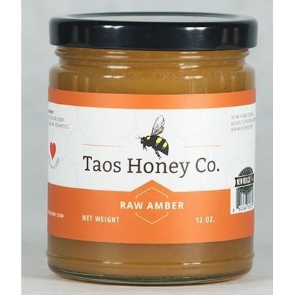 Taos Honey Company Raw Amber Honey-#1 Ranked New Mexico Salsa &amp; Chile Powder | Made in New Mexico