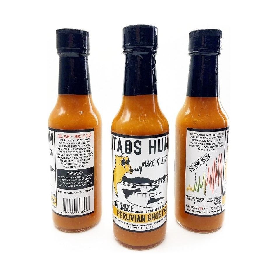 Taos Hum Hot Sauces-#1 Ranked New Mexico Salsa &amp; Chile Powder | Made in New Mexico