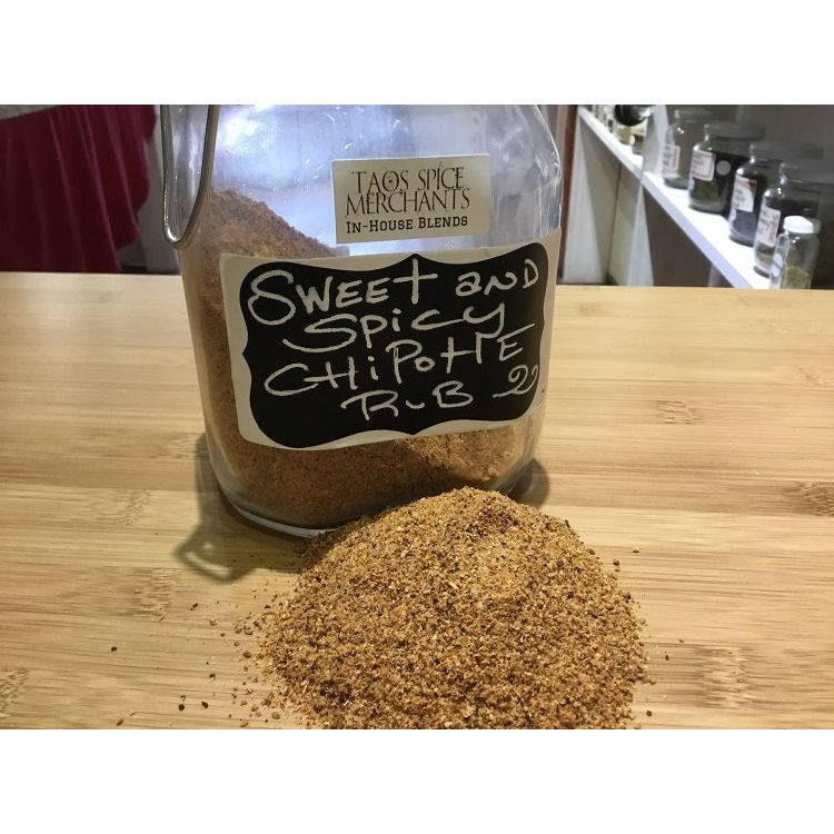 Taos Spice Merchants Sweet and Spicy Chipotle Rub-#1 Ranked New Mexico Salsa &amp; Chile Powder | Made in New Mexico