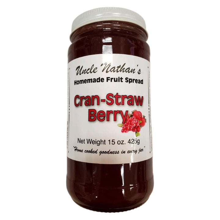 Uncle Nathan's Cran-Strawberry Fruit Spread-#1 Ranked New Mexico Salsa &amp; Chile Powder | Made in New Mexico