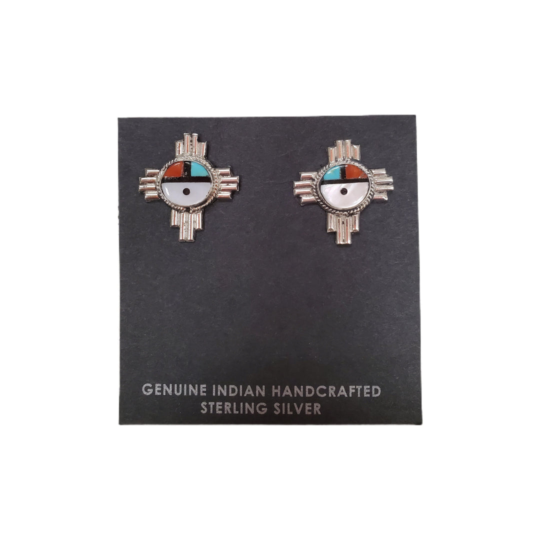 Zuni Zia Earrings-#1 Ranked New Mexico Salsa &amp; Chile Powder | Made in New Mexico